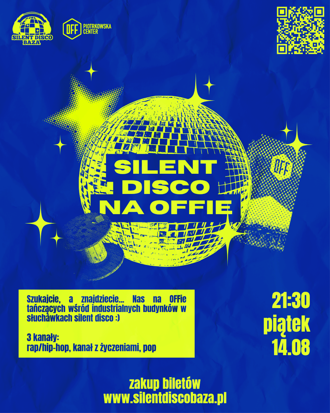 Silent Disco na OFFie | 14.08 OFF Piotrkowska
