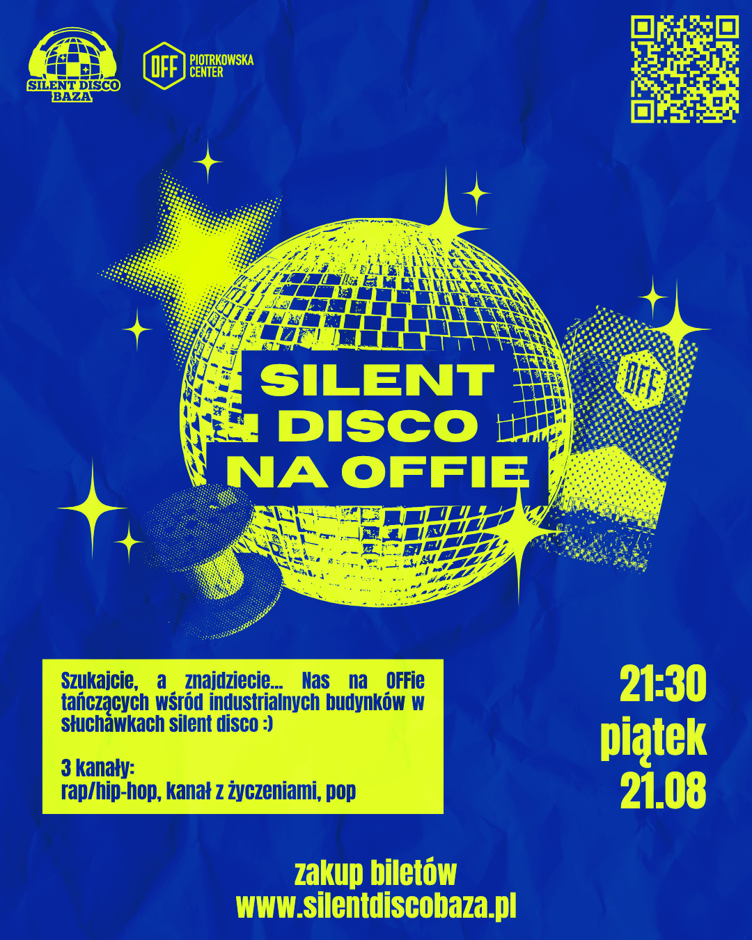 Silent Disco na OFFie | 21.08 OFF Piotrkowska